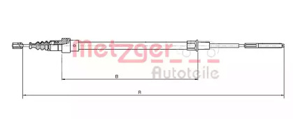 Трос METZGER 19.105E