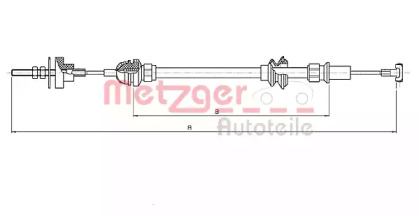 Трос METZGER 19.208E