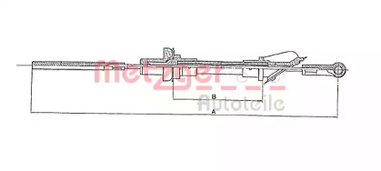 Трос METZGER 1902.2