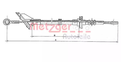 Трос METZGER 1902.5