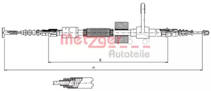 Трос METZGER 251.32