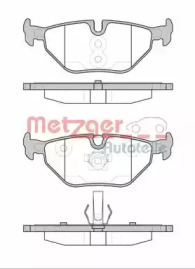 Комплект тормозных колодок METZGER 0265.40