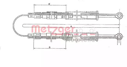 Трос METZGER 321.5