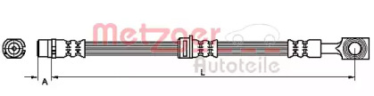 Тормозной шланг METZGER 4110314