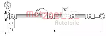 Шлангопровод METZGER 4110840