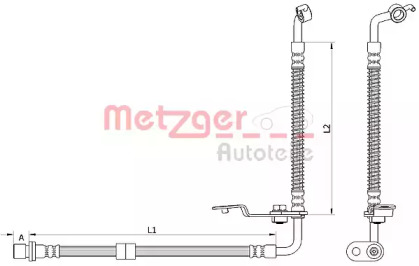 Шлангопровод METZGER 4110878