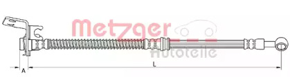 Тормозной шланг METZGER 4111048