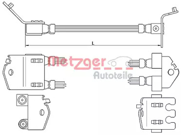 Шлангопровод METZGER 4112547