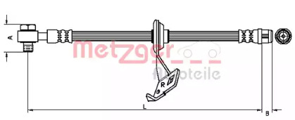 Шлангопровод METZGER 4116206