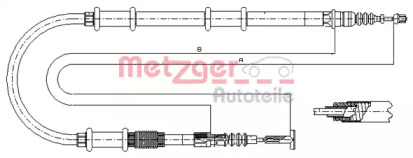 Трос METZGER 491.21