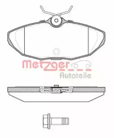 Комплект тормозных колодок METZGER 0732.00