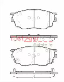 Комплект тормозных колодок METZGER 0800.22