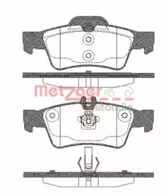 Комплект тормозных колодок METZGER 0991.00