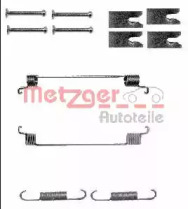 Комплектующие, тормозная колодка METZGER 105-0866