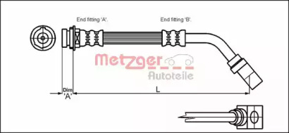 Шлангопровод METZGER 4114751