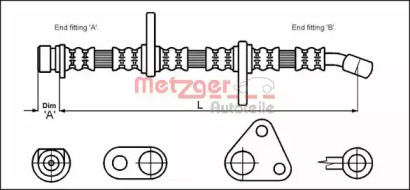 Шлангопровод METZGER 4113501