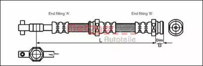 Шлангопровод METZGER 4113304