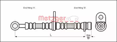 Шлангопровод METZGER 4115152