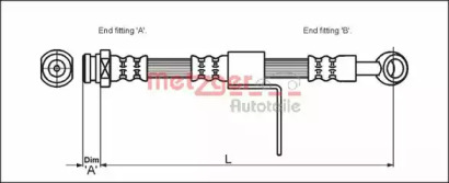 Шлангопровод METZGER 4110431