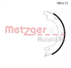 Комлект тормозных накладок METZGER MG 127