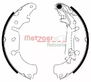 Комлект тормозных накладок METZGER MG 201