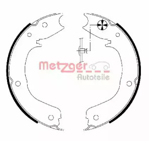 Комлект тормозных накладок METZGER MG 203