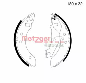 Комлект тормозных накладок METZGER MG 364