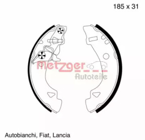 Комлект тормозных накладок METZGER MG 586