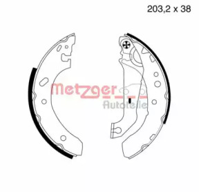 Комлект тормозных накладок METZGER MG 639