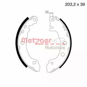 Комлект тормозных накладок METZGER MG 654