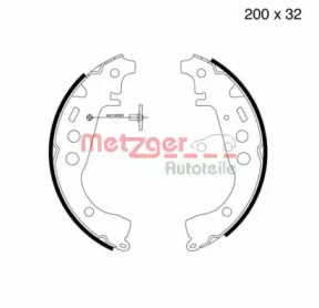 Комлект тормозных накладок METZGER MG 723