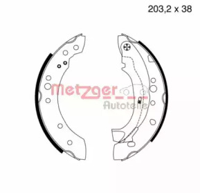 Комлект тормозных накладок METZGER MG 961