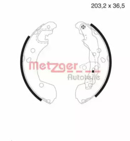 Комлект тормозных накладок METZGER MG 985