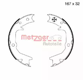 Комлект тормозных накладок METZGER MG 992