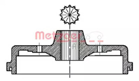 Тормозный барабан METZGER BT 713