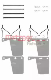 Комплектующие, колодки дискового тормоза METZGER 109-0960