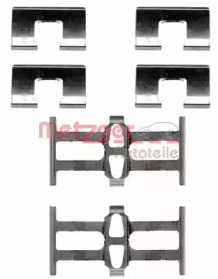 Комплектующие, колодки дискового тормоза METZGER 109-1118