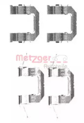 Комплектующие, колодки дискового тормоза METZGER 109-1722