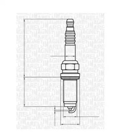 Свеча зажигания MAGNETI MARELLI 062000786304