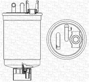 Топливный фильтр MAGNETI MARELLI 213908543000