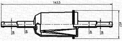 Фильтр MAGNETI MARELLI 213908051100