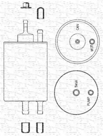 Фильтр MAGNETI MARELLI 213908204000