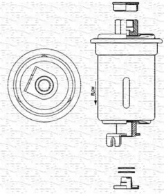 Фильтр MAGNETI MARELLI 213908908320