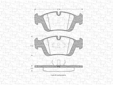 Комплект тормозных колодок MAGNETI MARELLI 430216170354