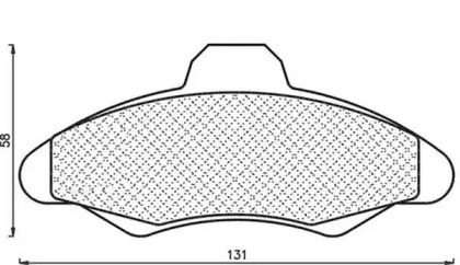 Комплект тормозных колодок, дисковый тормоз MAGNETI MARELLI 430216170286