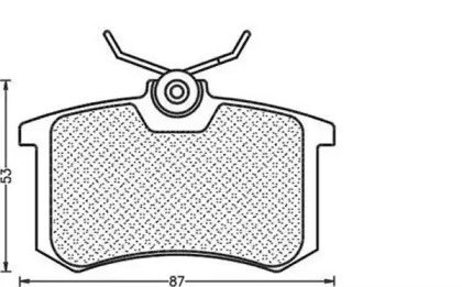 Комплект тормозных колодок, дисковый тормоз MAGNETI MARELLI 430216171256