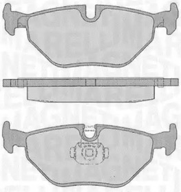 Комплект тормозных колодок MAGNETI MARELLI 363916060157