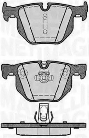 Комплект тормозных колодок MAGNETI MARELLI 363916060161