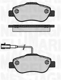 Комплект тормозных колодок MAGNETI MARELLI 363916060215