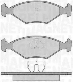 Комплект тормозных колодок MAGNETI MARELLI 363916060229